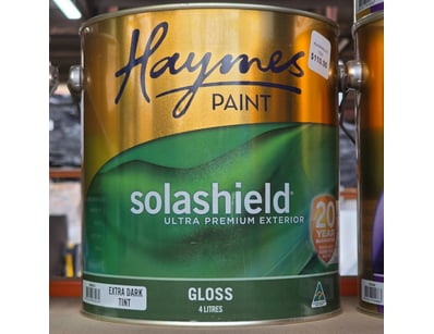 Haymes paint, solashield, ultra premium exterior, ...