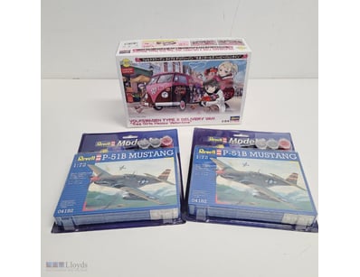 VINTAGE REVELL MODEL KIT COLLECTION - P-51B MUSTAN...
