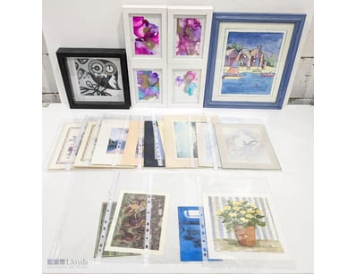 FRAMED ARTWORK AND UNFRAMED PRINT COLLECTION

Item...