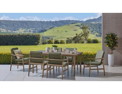 RRP$1,800, Masaya 7-Piece Outdoor Dining Setting ...