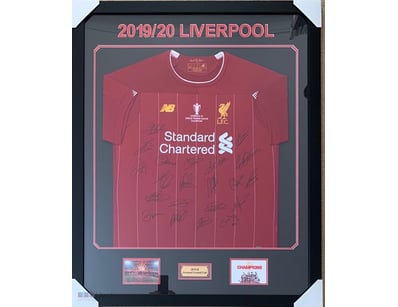 2019/20 LIVERPOOL FOOTBALL CLUB PERSONALLY SIGNED ...
