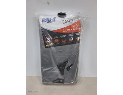 Polytuf, Extra Heavy Duty Tarp, 12"x16", 3.6m x 4....