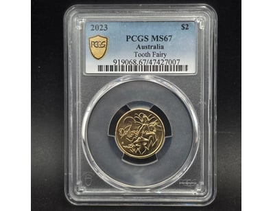 2023 AUSTRALIAN $2 COIN PCGS GRADED

Pcgs Ms67
...