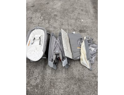 Assorted Baby Items, including baby rocker, Cotton...