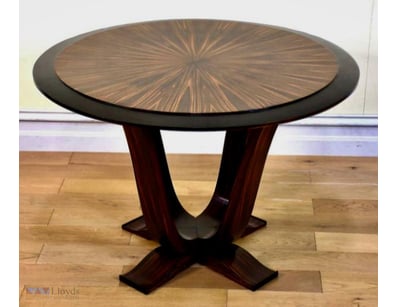 FRENCH ART DECO STYLE CIRCULAR COROMANDEL TABLE

S...