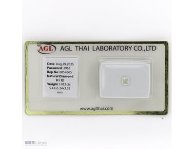 1.012CT CERTIFIED, NATURAL DIAMOND     

Princess ...