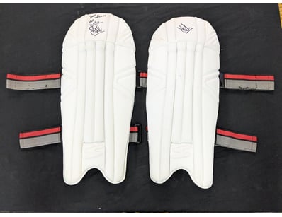SIGNED SS SUNRIDGES CRICKET WICKET KEEPING PADS

M...