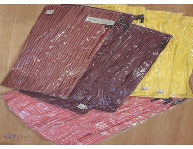 Mixed lot of large euro sized rectangle cushion co...
