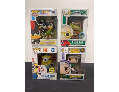 FUNKO POP VINYL FIGURE COLLECTION - FOUR BOXED FIG...