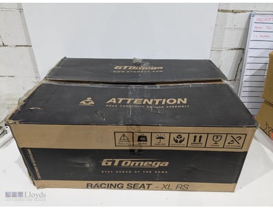 GT Omega Racing Seat XL RS in original packaging. ...
