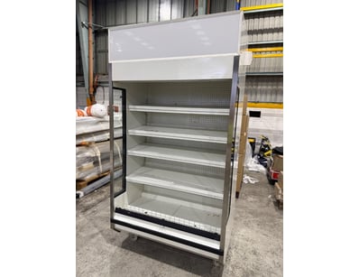 Open display refrigerator, Features multiple adjus...