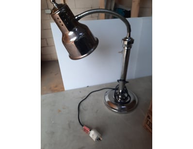 Heating lamp, Silver Finish.

BID PER EACH.

