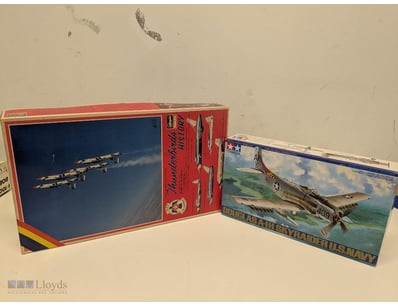 VINTAGE TAMIYA MODEL AIRCRAFT KIT COLLECTION - THU...