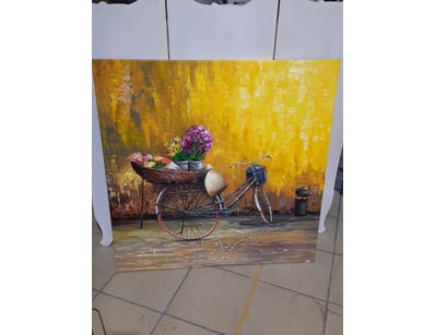Vietnamese painting.

Dimensions: 95.5cm (H), 95.5...