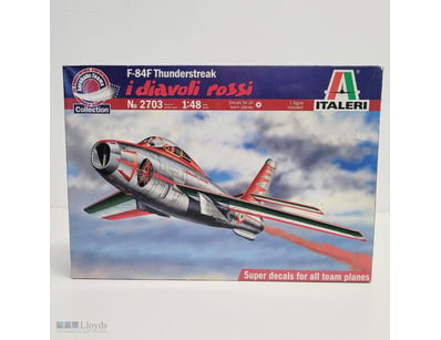 ITALERI F-84F THUNDERSTREAK "I DIAVOLI ROSSI" SCAL...