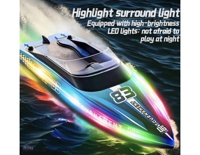 Remote Control Speed Boat, 20KM/H Dual Motor RC Bo...