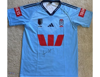 LAURIE DALEY SIGNED NSW STATE OF ORIGIN JERSEY

A ...