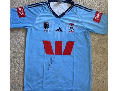 LATTREL MITCHELL SIGNED NSW STATE OF ORIGIN JERSEY...