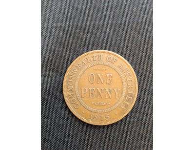 1915 COMMONWEALTH OF AUSTRALIA ONE PENNY

Conditio...