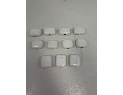 11 Apple Airpods in cases, assorted gen 1,2 and 3 ...