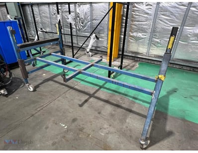 Fabricated Steel Workshop Trolley on Castors 

Wel...