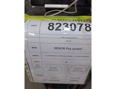 SENOR Pos system, 1 Phase, 10 Amp, Black, Scratche...