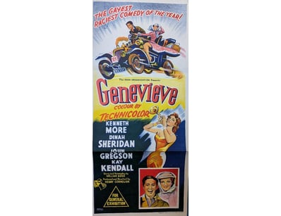 GENEVIEVE - VINTAGE DAYBILL POSTER, TECHNICOLOR CO...