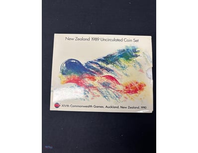 NEW ZEALAND 1989 UNCIRCULATED COIN SET - XIVTH COM...