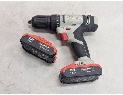 Power tools, Tool pro drill, 1.5ah battery and 2.0...