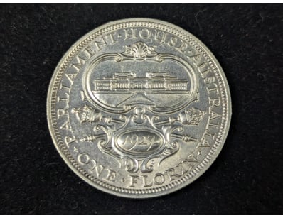 1927 AUSTRALIAN PARLIAMENT HOUSE FLORIN

Conditi...