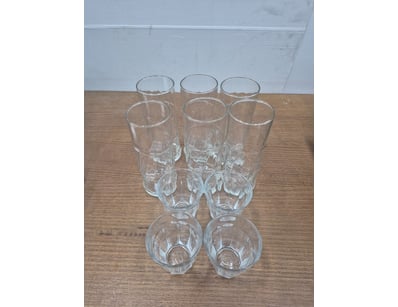 Lot of 10x tall glasses and short glasses. 

SOLD ...