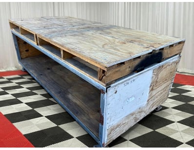 Workbench, Metal frame with Timber top

2400mm x...