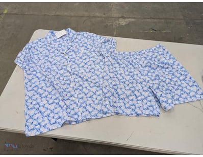 RRP: $79.95, Shrank Daisies Cotton Pyjama Set, siz...