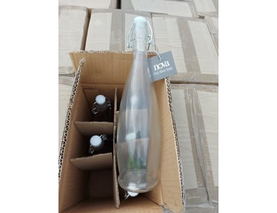 RRP: $4,320 BOX LOT- QTY 6 x Nova brand clear glas...