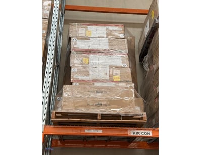 Pallet lot containing multiple sealed wooden crate...