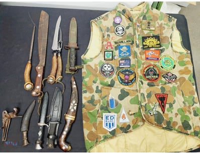 AUSTRALIAN MILITARY MEMORABILIA COLLECTION WITH VI...