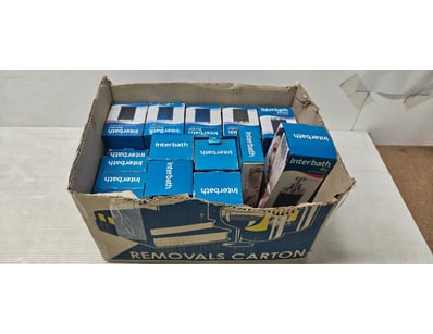 Toiletries, including 22x various Inteqrbath Rio t...