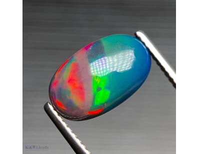 CERTIFIED 3.11CT SMOKED OPAL – CABOCHON CUT, EARTH...