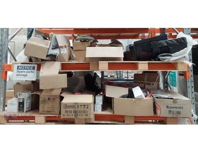 Assorted items including, Beny waterproof AC switc...