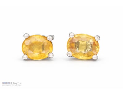 NATURAL SRI LANKAN SAPPHIRE EARRINGS ON 925 SILVER...
