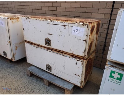 2 x  Heavy-duty Ute toolboxes 
Manufacture Year: U...
