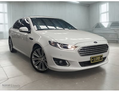<b>2016 Ford FG Falcon XR6 Turbo Sedan - White - 3...