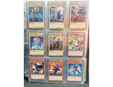 YU-GI-OH! BINDER COLLECTION LOT - HOLOGRAPHIC MONS...