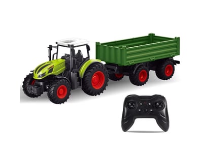 RC Farm Tractor and Trailor Tipping Dump Trailer 1...