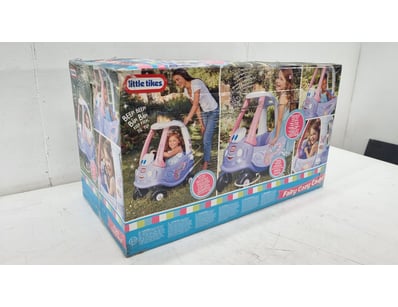 Little Tikes Fairy Cozy Coupe ride-on toy in purpl...