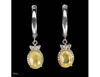 NATURAL YELLOW SAPHIRE EARRINGS.     

Natural Yel...