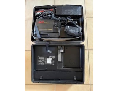 PANASONIC VHS MOVIE CAMERA in Case, Model: M7, wit...