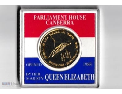 1988 ROYAL VISIT QUEEN ELIZABETH II OPENING PARLIA...