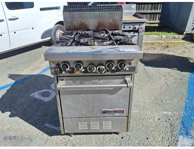 <b> NEW LISTING </b> - Garland, 4 Burner, Gas Stov...