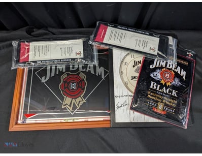 JIM BEAM BOURBON WHISKEY COLLECTIBLE MEMORABILIA S...